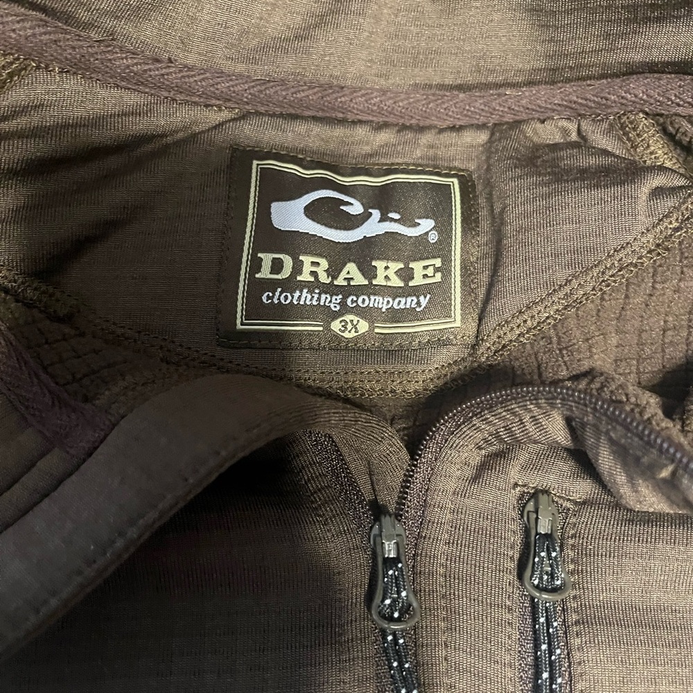 Drake 1/4 zip hunting jacket. 3X